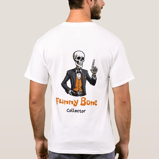 Grappige botverzamelaar t-shirt (Achterkant)