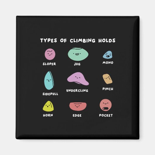 Grappige Boulder Boulderaar Indoor Rotsmuur Klimme Magneet (Voorkant)