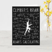 Grappige Boulder Rock Klimmen Kaart (Gele Bloem)
