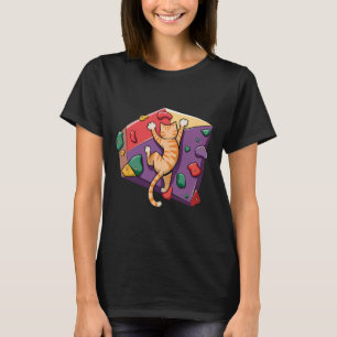 Grappige Boulderende Kat – Klimmen en Kattenliefhe T-shirt
