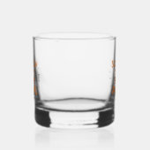 Grappige bourbon geest dier woord art whisky glas (Links)