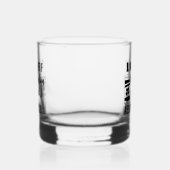 Grappige bourbon woord art whisky glas (Links)