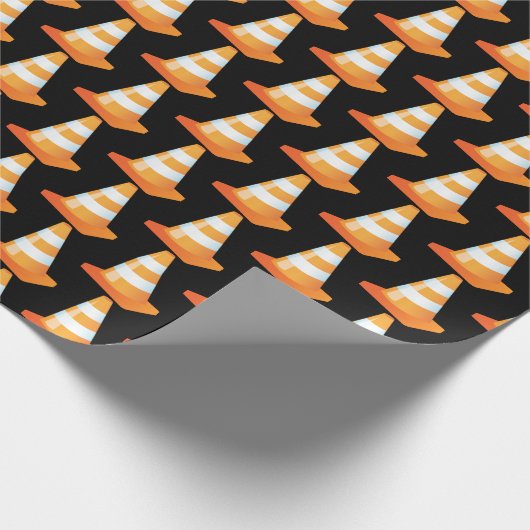 Grappige Bouw Werknemer Veiligheid Cone Cadeaupapier (Hoek)