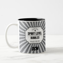 Grappige bouwer bouwvakker grap tweekleurige koffiemok