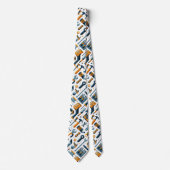 Grappige bouwgereedschappen stropdas (Voorkant)