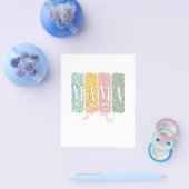 Grappige Bow Coquette Mama Bloemen Moederdag Flyer (Enkel)