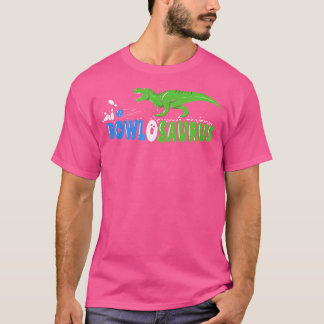 Grappige Bowler Schattigee Dinosaur Bowling T-shirt