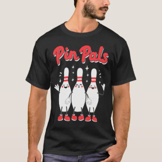 Grappige Bowler T-shirt Speld Vrienden Bowling Vri