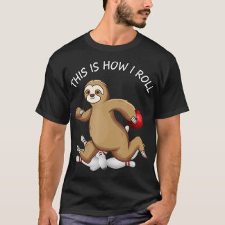 grappige bowling 4 t-shirt