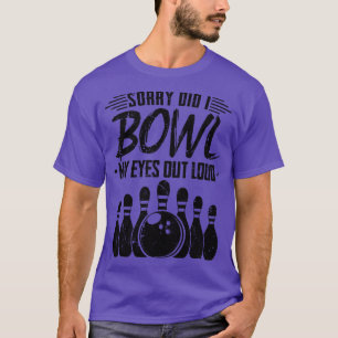 Grappige Bowling Accessoires Bowling Speler T-shirt