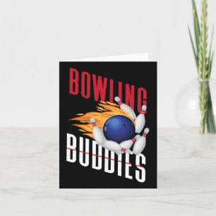 Grappige Bowling Besties Vrienden Bowling Buddies Kaart