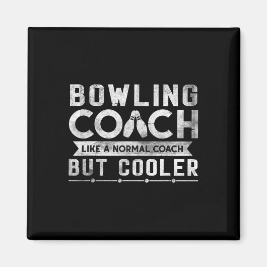 Grappige Bowling Coach Definitie Bowling Coach Magneet (Voorkant)