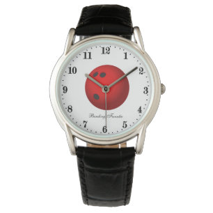 Grappige bowling fanatiek aanpasbaar horloge