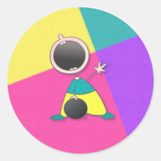 Grappige Bowling | Grappig Kind Bowling Ronde Sticker