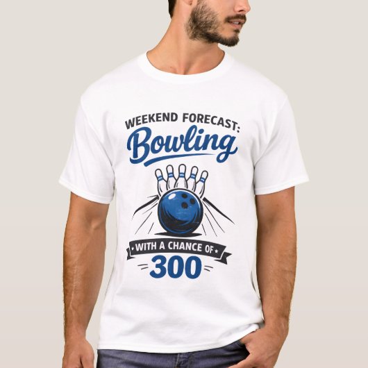 Grappige Bowling Liefhebber Bal En Pins Zegt T-shirt (Voorkant)