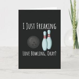 Grappige Bowling Liefhebber Kaarten Bowler Sport H