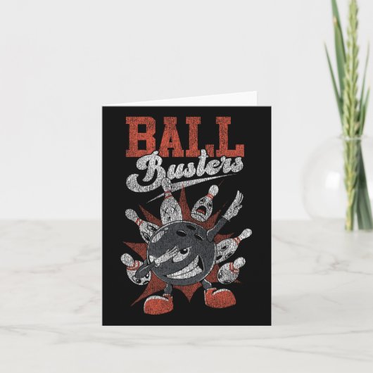 Grappige bowling LL Busters Kaart (Voorkant)