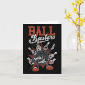 Grappige bowling LL Busters Kaart (Gele Bloem)