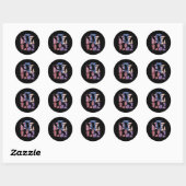 Grappige Bowling Player Bowler Game Enthusiast Out Ronde Sticker (Vel)
