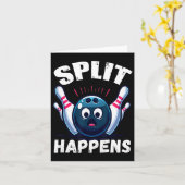 Grappige bowling split gebeurt 1 kaart (Gele Bloem)