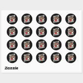 Grappige Bowling Strike Pun - Nog een Strike Otter Ronde Sticker (Vel)