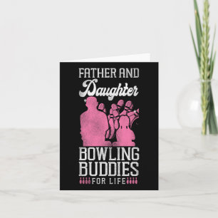 Grappige bowling vader dochter vader en dochter bo kaart