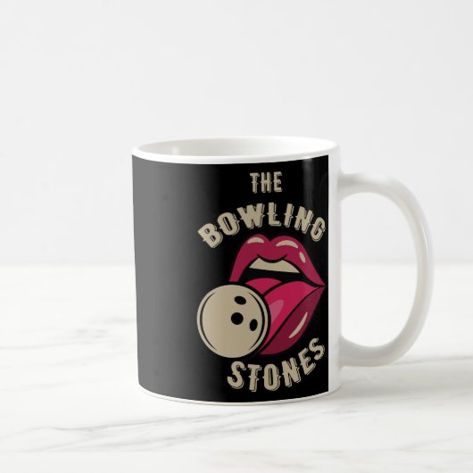 Grappige Bowlingsteen met Woordgrap Koffiemok (Rechts)
