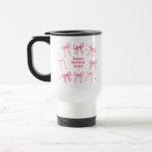 Grappige Bows Before Bros Roze Coquette Cadeau Reisbeker (Links)
