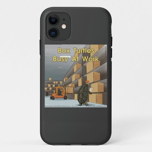 Grappige Box Turtles iPhone 5 Hoesje (Achterkant)