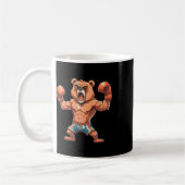 Grappige Boxer Beer Boxing Player Tournament Gift Koffiemok (Links)