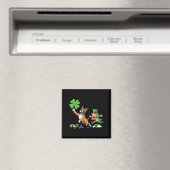 Grappige Boxer Hond Clover St Patricks Dag Vrouwen Magneet (Insitu (Vaatwasser))