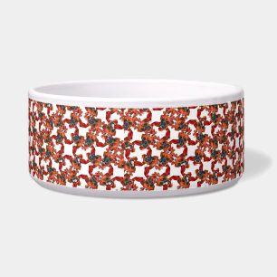 Grappige Boxer Kerst Naam Patroon Voerbakje