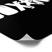 Grappige Boxing Fighter Gym Handschoenen Kickbokse Poster (Hoek)