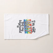 Grappige Boyfriend Pride Vintage Gravure Shirt Des Handdoek (Handdoek)