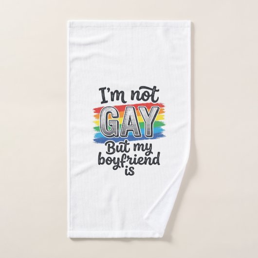 Grappige Boyfriend Pride Vintage Gravure Shirt Des Handdoek (Handdoek)