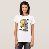 Grappige Boze Basisschool Buschauffeur T-shirt (Voorkant volledig)