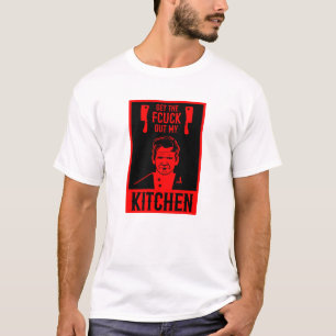 Grappige boze chef t-shirt