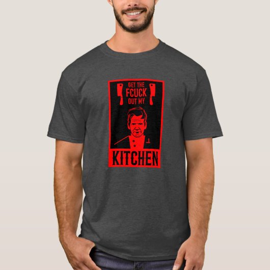 Grappige boze chef t-shirt (Voorkant)