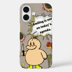 Grappige Boze Eend iPhone 16 Hoesje