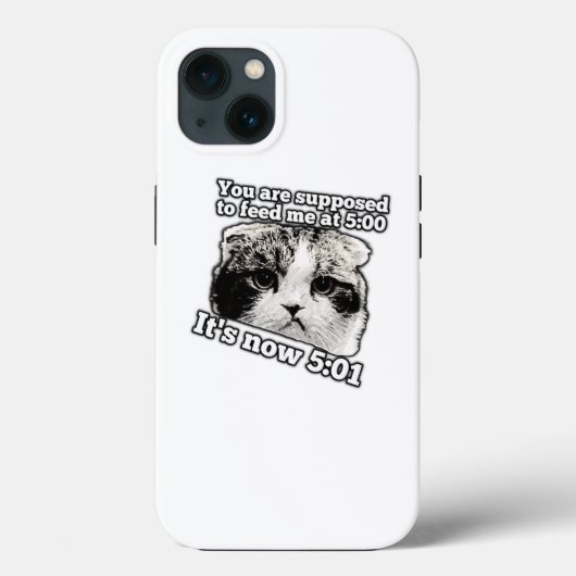 Grappige boze kat meme voor katteneigenaren Case-Mate iPhone case (Achterkant)