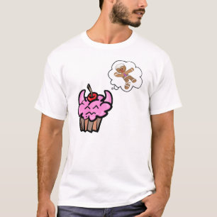 Grappige Boze Koekjes Moordenaar Cupcake T-shirt