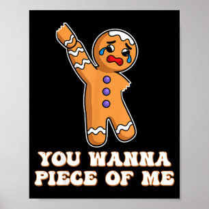 Grappige Boze Peperkoek Man Jij Bent Een Ece Van M Poster