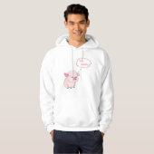 Grappige Boze Varken Nu Wat Pullover Hoodie (Voorkant volledig)