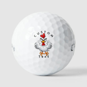 Grappige Boze Vogel die Golfballen een Vinger geef