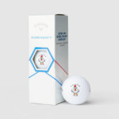Grappige Boze Vogel die Golfballen een Vinger geef (Verpakking)