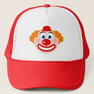 Grappige bozo clown gezicht aangepaste kleur truck trucker pet