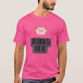 Grappige Brain Power Kleding voor Introverte Perso T-shirt