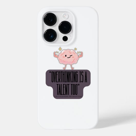 Grappige Brain Power Kleding voor Overdenkers  Case-Mate iPhone Case (Achterkant)