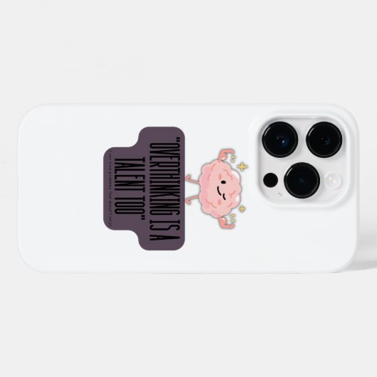 Grappige Brain Power Kleding voor Overdenkers Case-Mate iPhone Case (Achterkant (horizontaal))