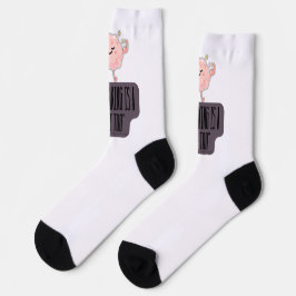 Grappige Brain Power Kleding voor Overdenkers  Sokken